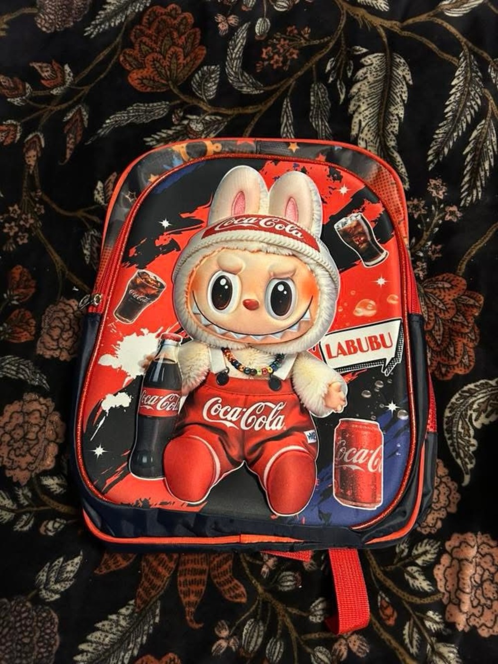 Coca-Cola Labubu backpack child size